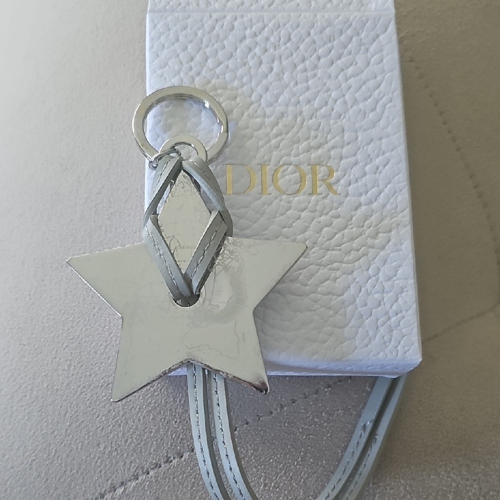 Dior Silver Star Key Holder